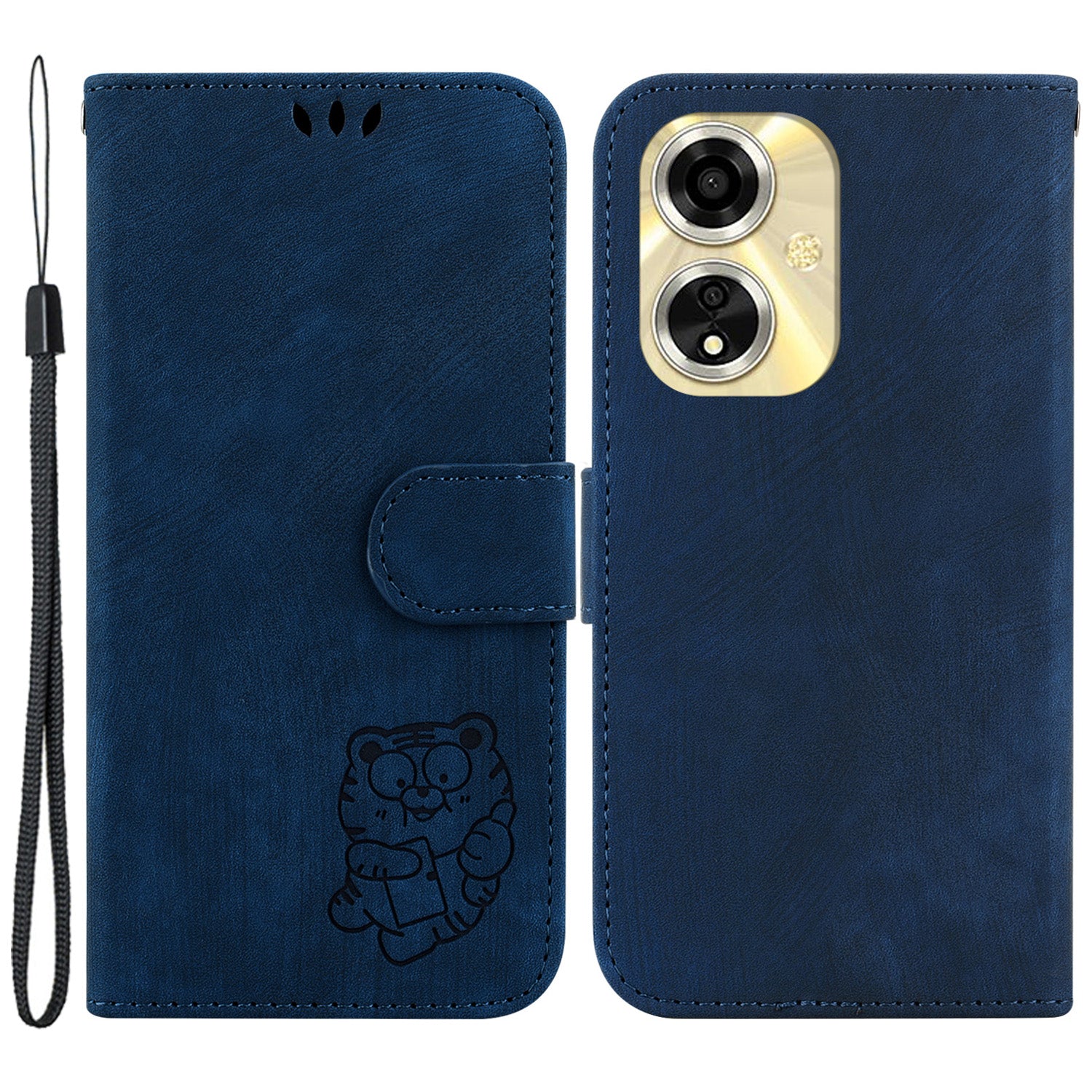 For Oppo A59 5G / A2m 5G Case Cute Tiger PU Leather Wallet Flip Phone Cover For Oppo A59 5G / A2m 5G Case Cute Tiger PU Leather Wallet Flip Phone Cover